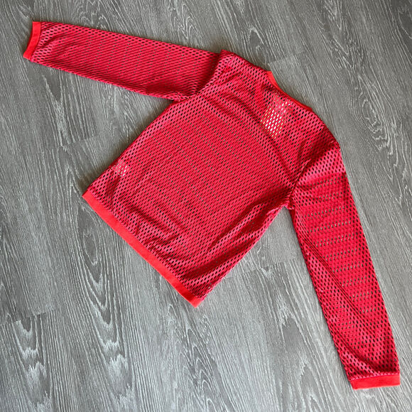 Bella + Frank Mesh Shirt Kids 10 Years Red - Picture 9 of 9